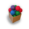 Bulk Reflexology Balls - Mixed - 7.5cm - 20pk Bulk Reflexology Bal...